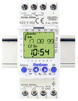 Wochenschaltuhr mit hinterleuchtetem LCD-Display